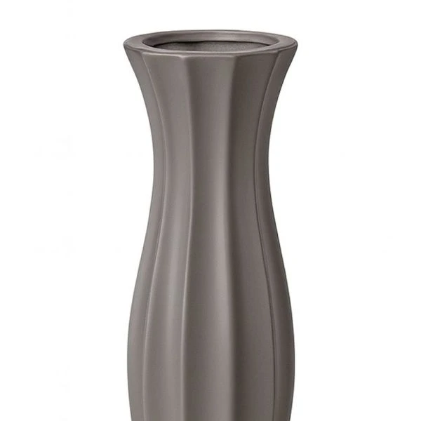 Ваза для сухоцветов 60см керамика серая JC-15991 (8)
