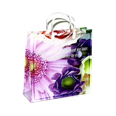 Пакет с пластиковой ручкой 30*30*10см LOVE IS... 02-092 (20/200)