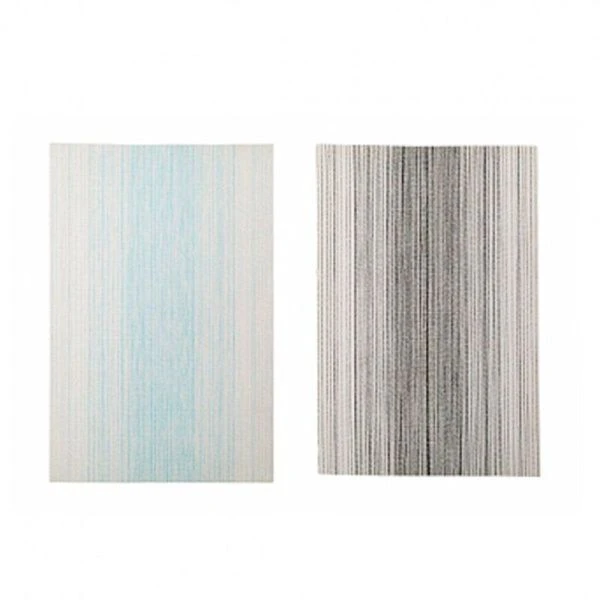 Салфетка сервировочная 45*30см STRIPED аквамарин/черная DMP17 (24)