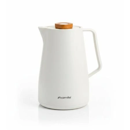 Термос конференционный 1500мл. пластиковый со стеклянной колбой (белый)(2011WH) (12)