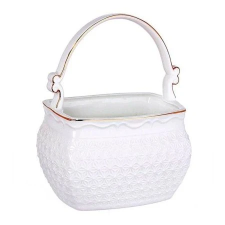 Ваза для конфет 600мл керамика СНЕЖНАЯ КОРОЛЕВА квадрат CS904712-P (3/18)