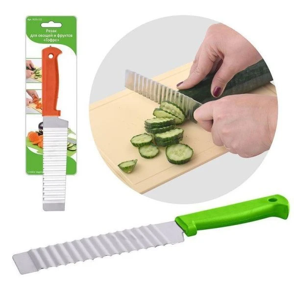 Нож для овощей и фруктов 24см металл Гофре VL53-112 (12)