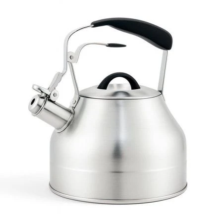 Чайник со свистком 3л нерж.сталь мет.подвижная ручка черная НМ55249(12)