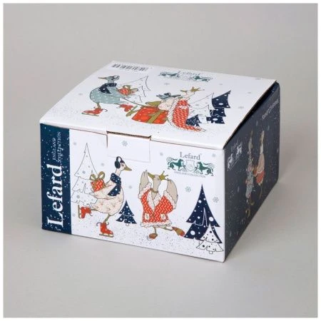 Чайный набор 2пр фарфор FAMILY CHRISTMAS на 1 персону 250мл (24)