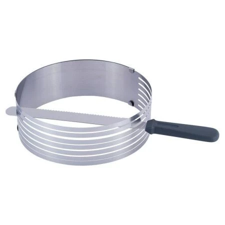 Форма-слайсер регулируемая O24,5-33см нерж.сталь с ножом (7799)