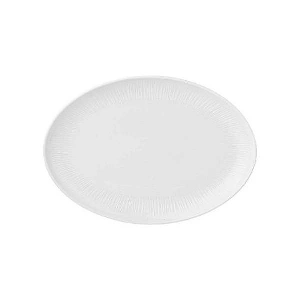 Тарелка мелкая 25,4*17,5см фарфор Herbal десертная (6/24)