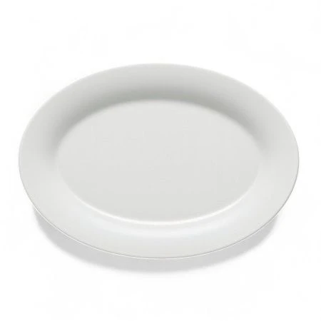 Блюдо 23см фарфор БЕЛЫЙ КЛАССИК овальное 53 JC-9765-9 9" (60)