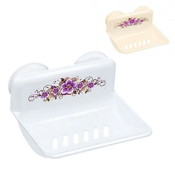 Мыльница 12,5*10*6,5см пластик ОРИЕНТ на присосках (60)