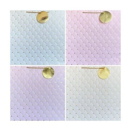 Пакет бумажный 38*38*18см L495 тиснение микс (12)