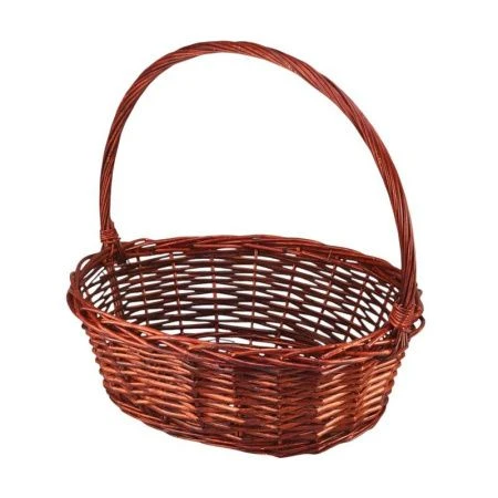 Корзина плетеная 39*34*17см ива коричневый (36)