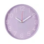 Часы настенные 25см пластик РУБИН Классика сиреневый (10)