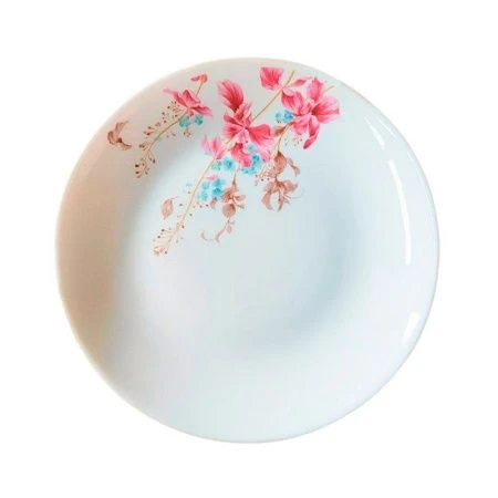 Тарелка мелкая 19см стеклокерамика КЛАРИС десертная (24)