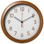 Часы настенные 29см пластик РУБИН Классика светло-коричневый (10)