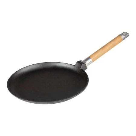 Сковорода блинная 24см чугун без крышки со съемной ручкой h2см (6) Сковорода блинная 24см чугун без крышки со съемной ручкой h2см (6)