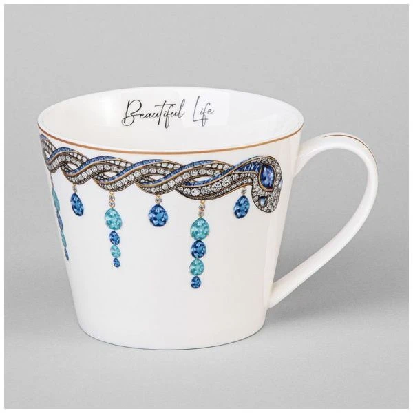 Кружка 450мл фарфор BEAUTIFUL LIFE (24)