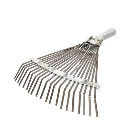 Грабли веерные пластинчатые раздвижные 35*27см металл оцинкованный С647 (10)