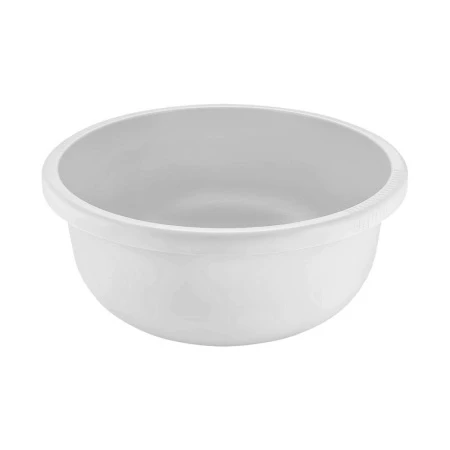 Таз 4л пластик Disco белый круглый (5)