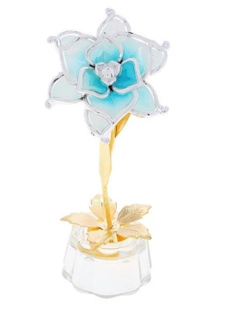 яяяФигурка ЛИЛИЯ стекло хамелеон ассорти 10см 433578