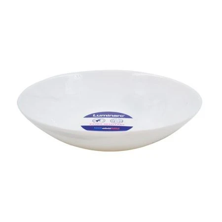 Тарелка глубокая 20см стеклокерамика ДИВАЛИ МАРБЛ БЕЛЫЙ суповая Q9212 (24)