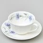 Чайный набор 2пр фарфор ВАСИЛЬКИ на 1 персону 330мл (18)