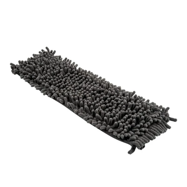 Насадка для швабры плоская 440*130*10мм микрофибра ЭКСТРА серый (20)