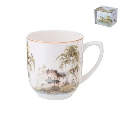 Кружка 380мл фарфор БЕРЁЗКИ подар.уп. (36)