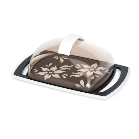 Масленка пластик Премьера серо-тонированная (15)