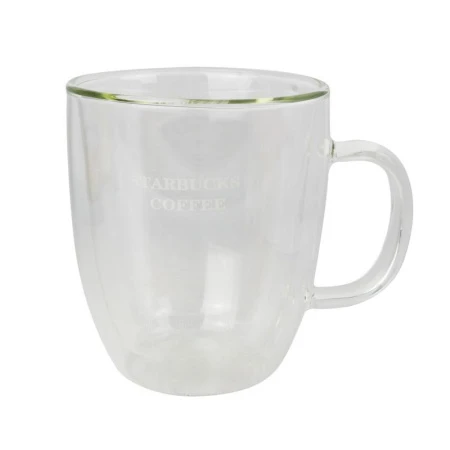 Кружка 425мл стекло с двойными стенками инд.уп. JC-4567/S07 (60)