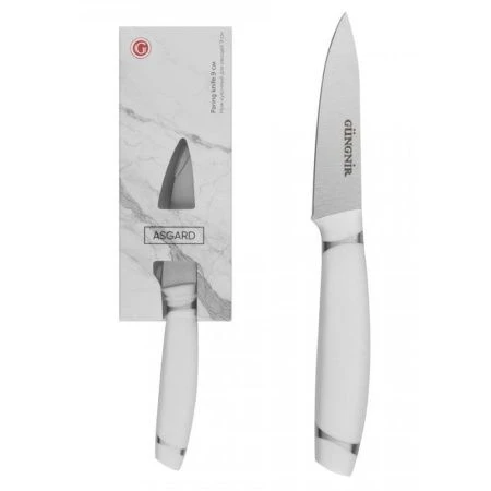 Нож для овощей 9см нерж.сталь с пласт.ручной ASGARD GR-KN-401(48)