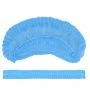 Шапочка Шарлотта 100шт нетканый материал голубая AVIORA (10)