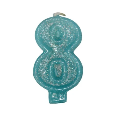 Свеча в торт парафин цифра 8 (32) ВЫВОД