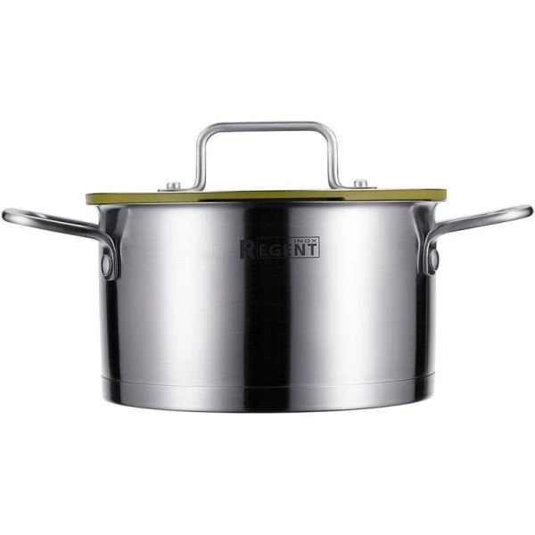 Кастрюля 1,8л h9см нерж.сталь Palermo со стекл.крышкой 16см 77-0216 (6)