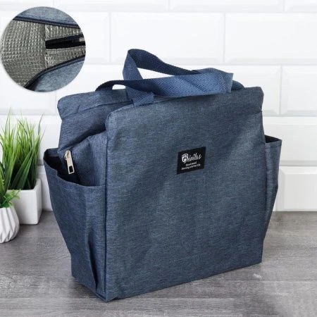 Термосумка текстиль 8,7л 25*14*25см DFB104blue (100)