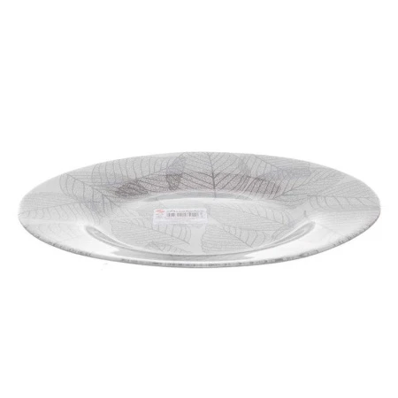 Тарелка мелкая 26см упрочненное стекло ГРАФИ обеденная (рис.29236B) (12)