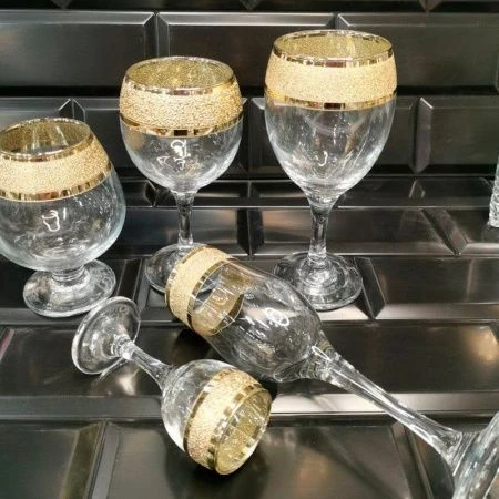 Рюмки набор 6шт 60мл стекло ЗОЛОТОЙ КАРАТ KAV23-134/S/Z/6 (8)