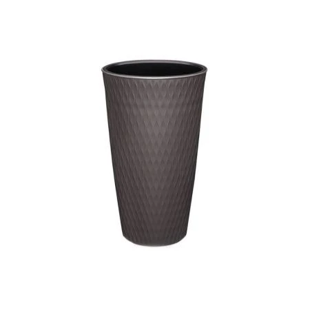 Кашпо 15,5л пластик Kerama серо-коричневый (6)