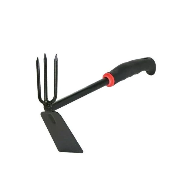 Рыхлитель комбинированный прямой 28*19см металл с прорезиненной ручкой (120)