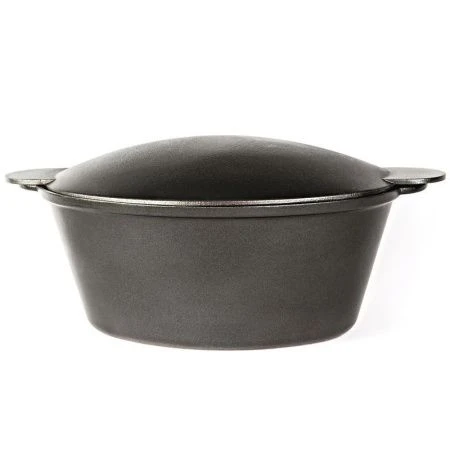 Утятница 4,5л алюминий АП с крышкой 2 литые ручки 15401 ТМ Алита (5)