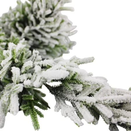 Гирлянда новогодняя 180см ЕЛОВАЯ ВЕТКА заснеженная, JC-17136 (10)