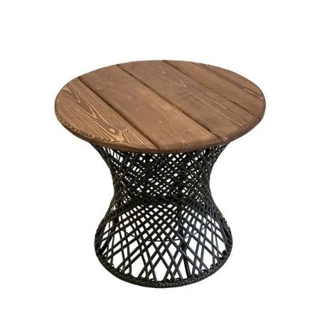 Стол Бонго макси h51см d56см металл коричневый