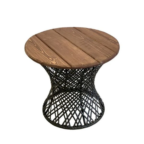 Стол Бонго макси h51см d56см металл коричневый