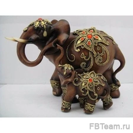 яяяФигурка Слон со слоненком 22*12,5*15,8см PW140939-12-1'EPW31987 (8)