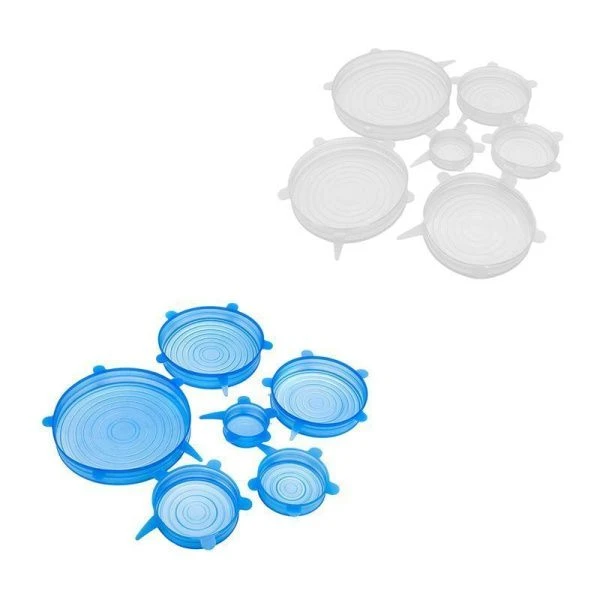 Крышки набор 6пр силикон универсальные 1903/JC-13611 (100)