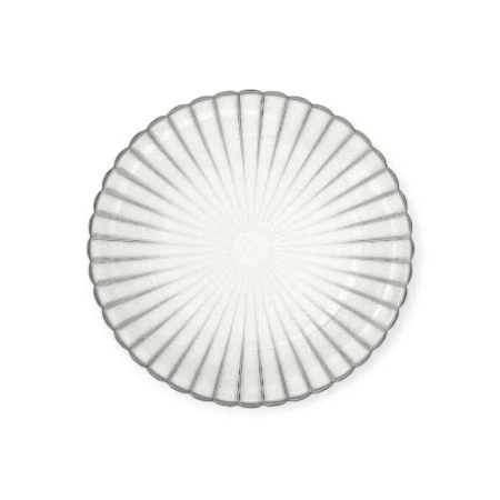 Тарелка мелкая 19,6см стекло МАГИЯ десертная (36)