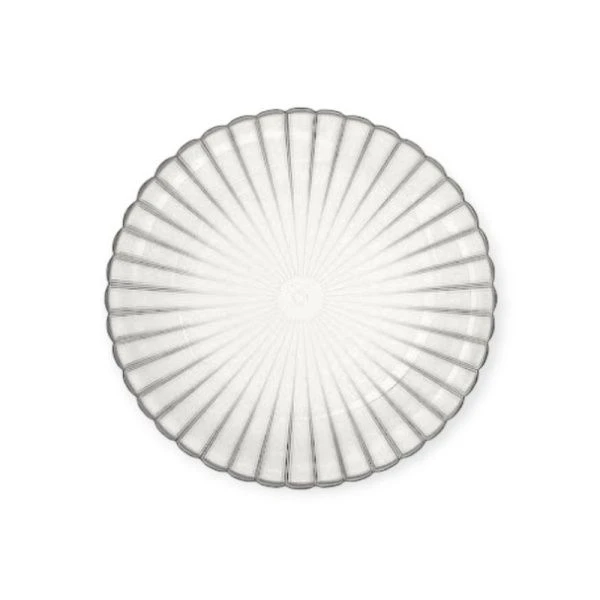 Тарелка мелкая 19,6см стекло МАГИЯ десертная (36)