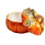 Емкость для хранения 520мл 13*12см керамика Тыква оранжево-зеленая ANLAF-FDWS-031224-7