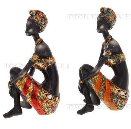 яяяСтатуэтка Африканка, 20см