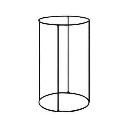 Кашпо 15л на подставке h36см 70*31*43см пластик МОДЕРН МЕДИУМ пудровый (1)