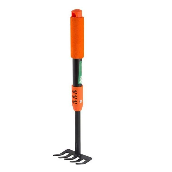 Грабли малые металл 5 зубьев поролоновая ручка 10*3см PARK HG3550-D (24)