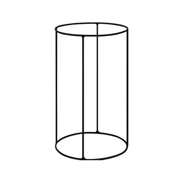 Кашпо 15л на подставке h36см 70*31*43см пластик МОДЕРН МЕДИУМ пудровый (1)